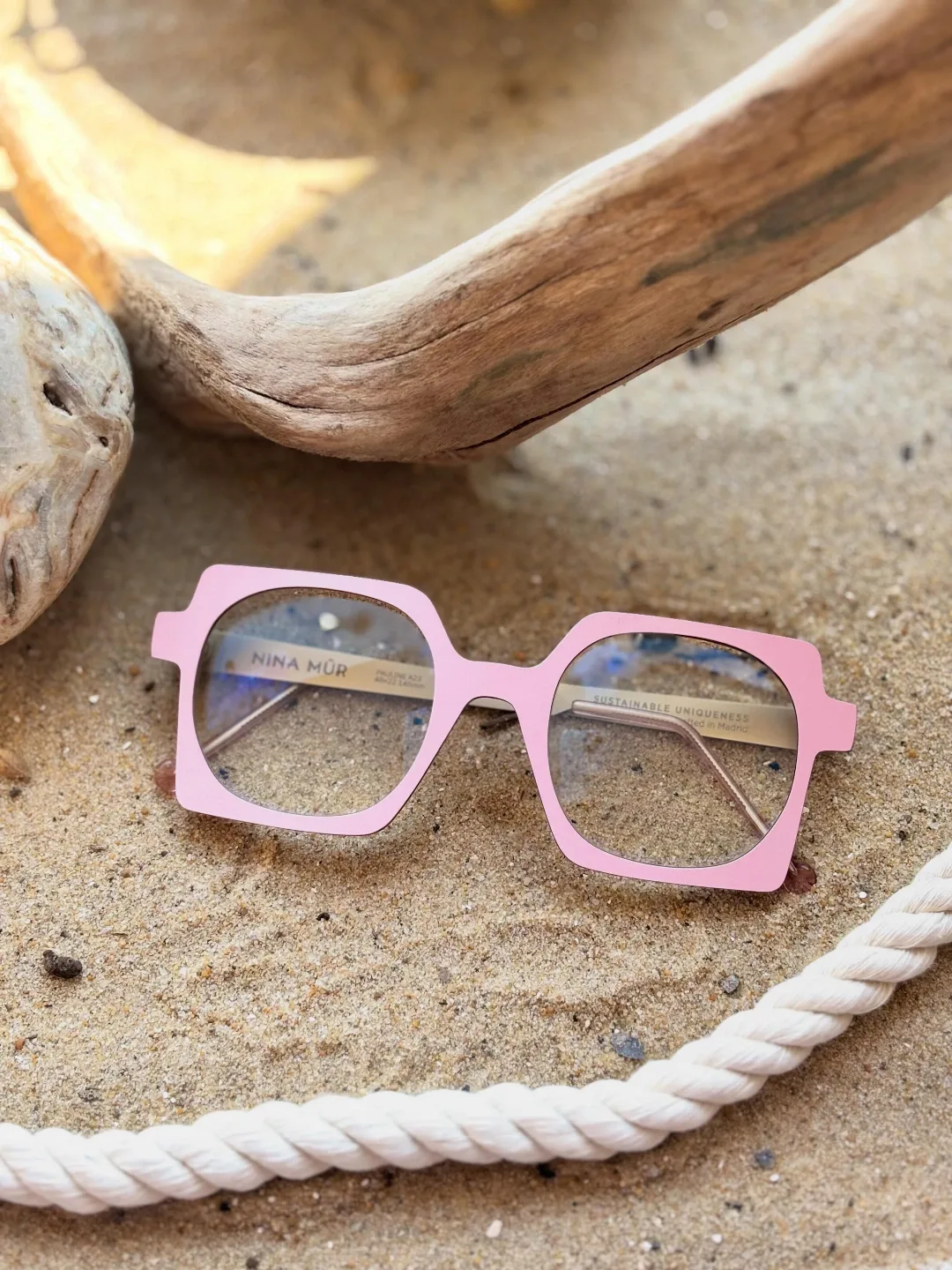 Sable et @nina_mur_eyewear 🩷 #spanishdesign #handmadewithlove #unique